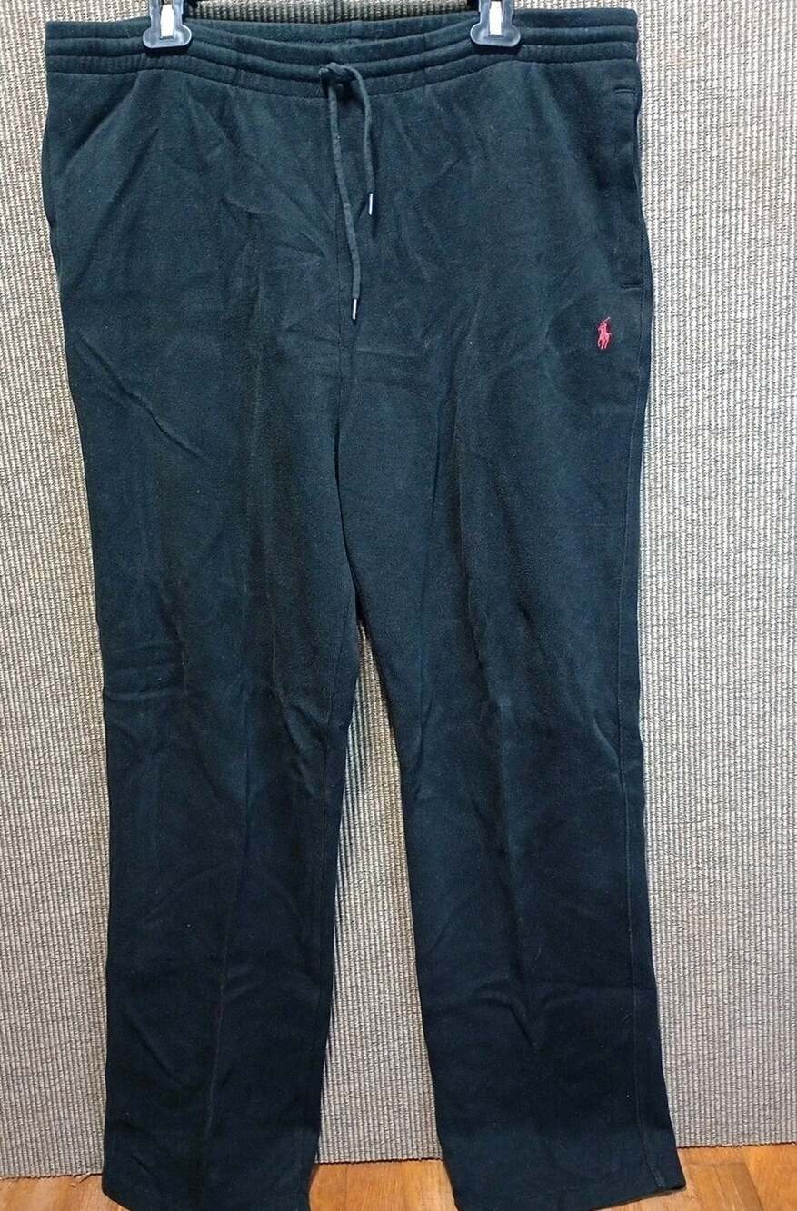 POLO RALPH LAUREN Mens COTTON FLEECE PANTS Jogging Navy Blue Size XL